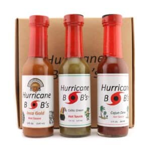 Hurricane Bobs Hot Sauce 3 Pack Box Set